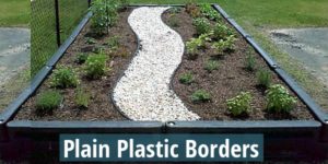 plain plastic borders